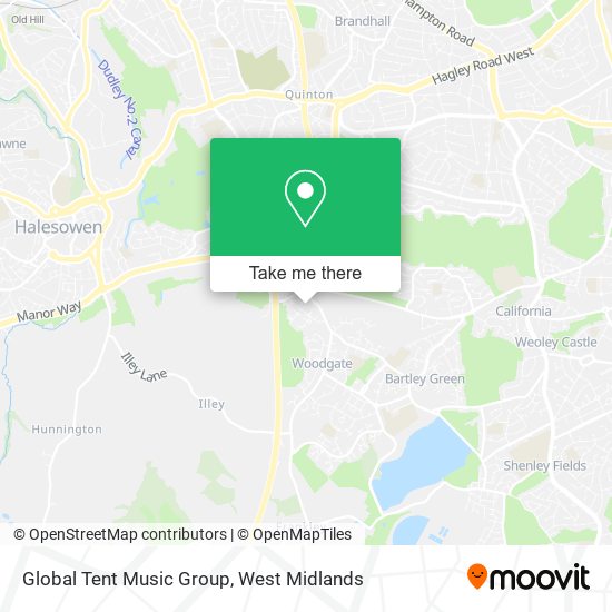Global Tent Music Group map