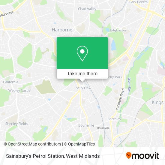 Sainsbury's Petrol Station map