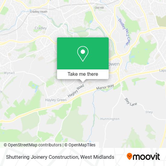 Shuttering Joinery Construction map