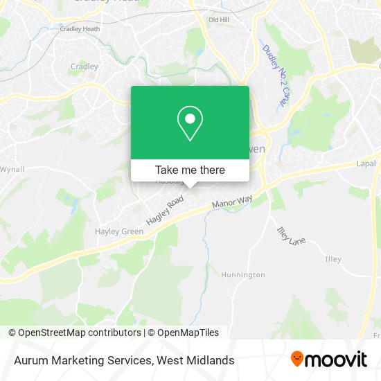 Aurum Marketing Services map