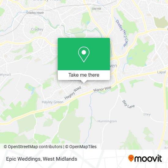 Epic Weddings map