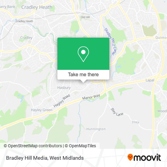 Bradley Hill Media map