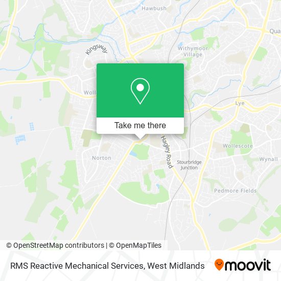 RMS Reactive Mechanical Services map