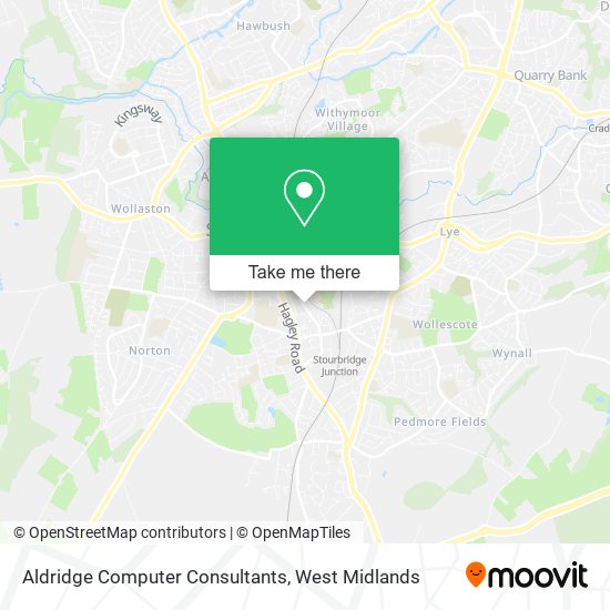 Aldridge Computer Consultants map