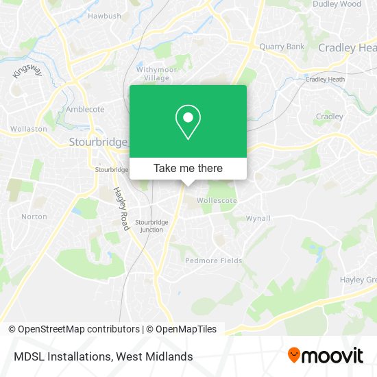 MDSL Installations map