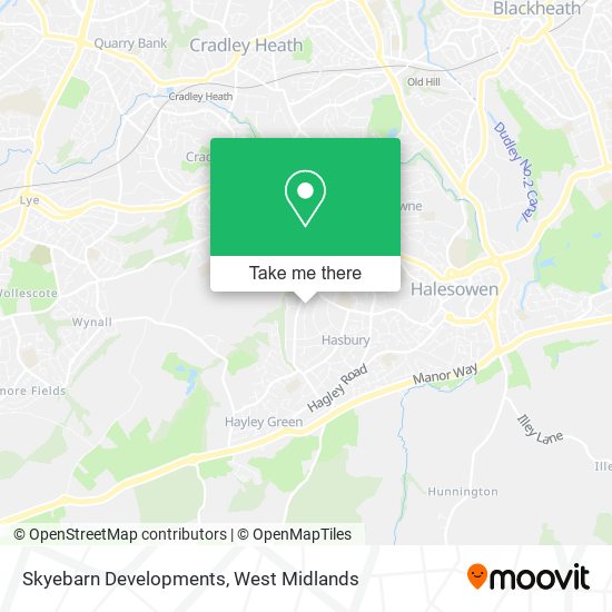 Skyebarn Developments map