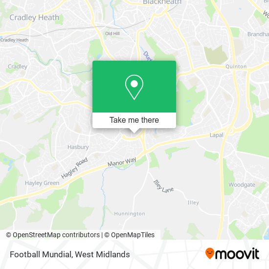 Football Mundial map