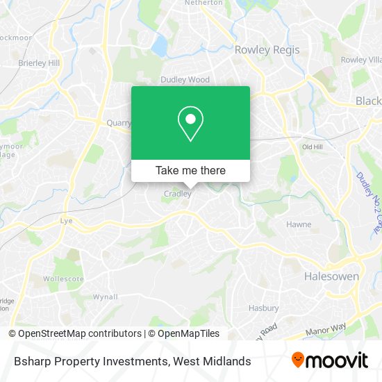 Bsharp Property Investments map