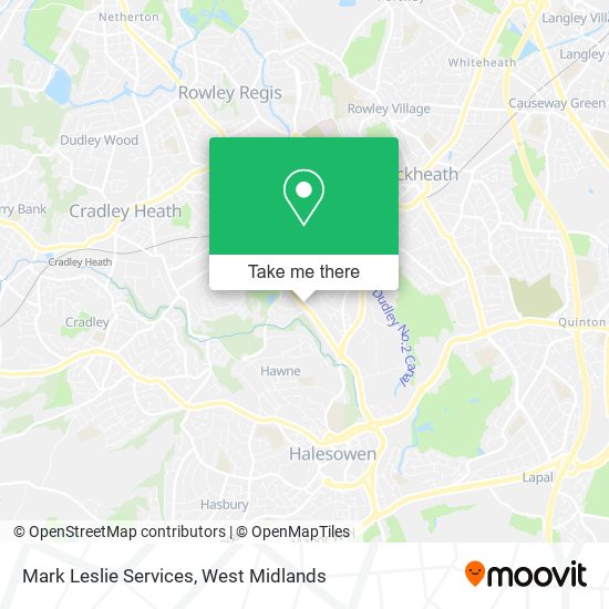 Mark Leslie Services map