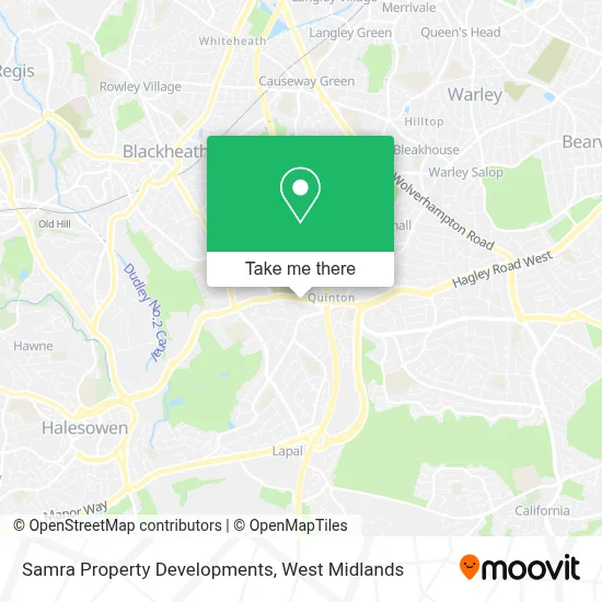 Samra Property Developments map