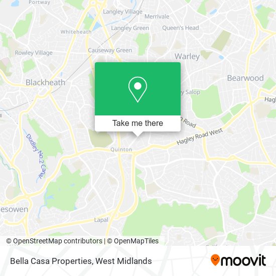 Bella Casa Properties map