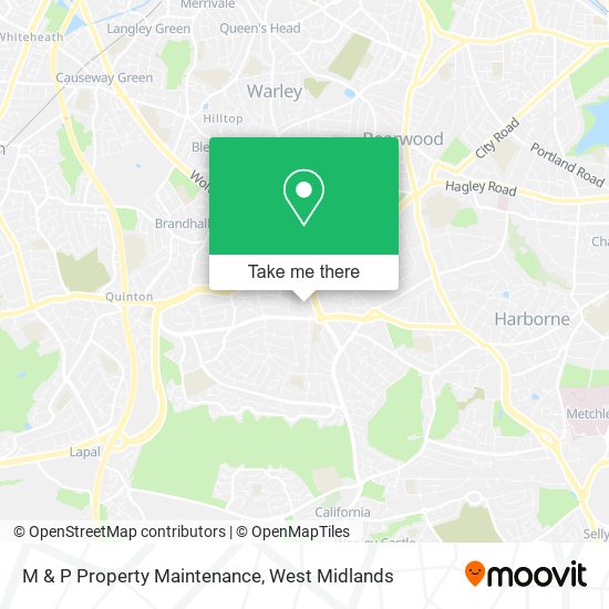 M & P Property Maintenance map