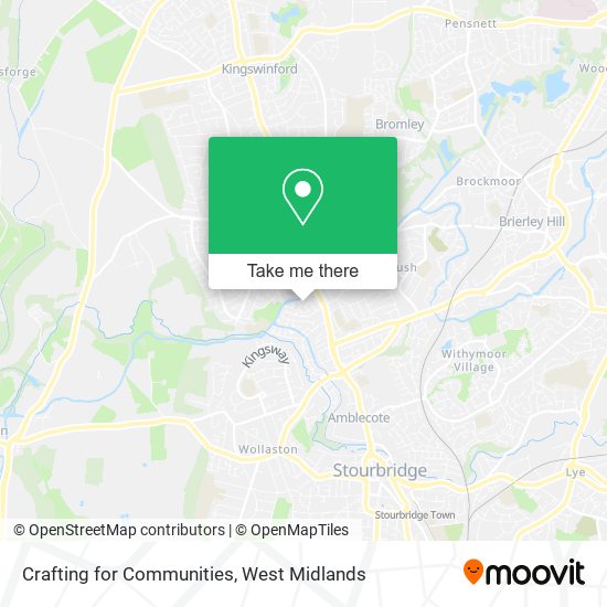 Crafting for Communities map