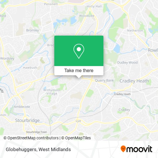 Globehuggers map