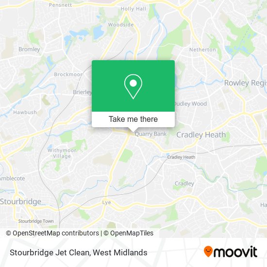 Stourbridge Jet Clean map