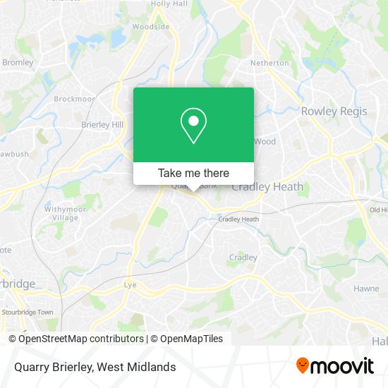 Quarry Brierley map