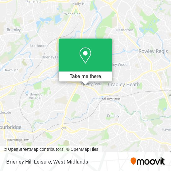 Brierley Hill Leisure map