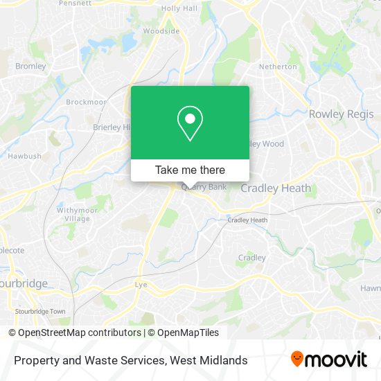 Property and Waste Services map