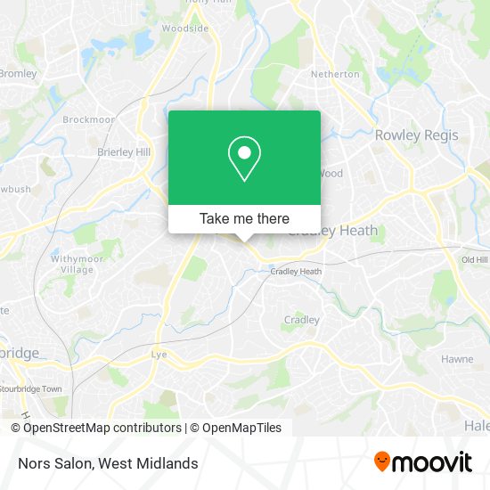 Nors Salon map