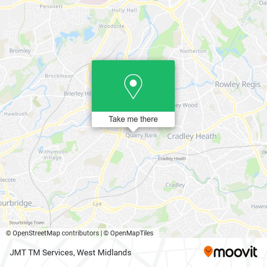 JMT TM Services map