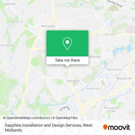 Sapphire Installation and Design Services map