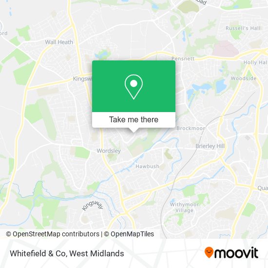 Whitefield & Co map