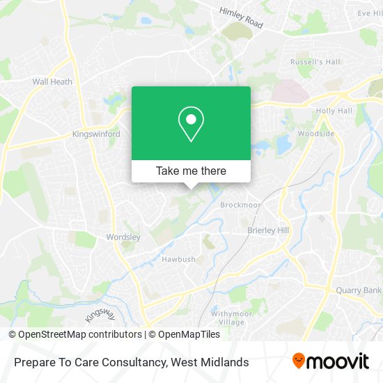 Prepare To Care Consultancy map