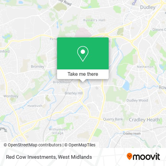 Red Cow Investments map