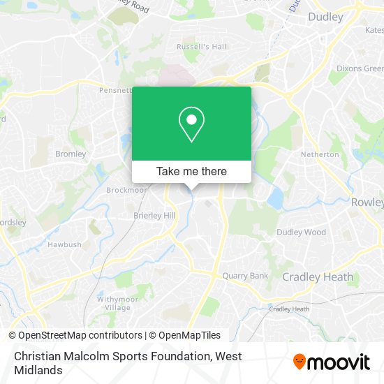 Christian Malcolm Sports Foundation map