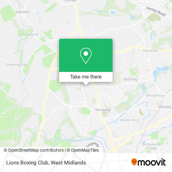 Lions Boxing Club map