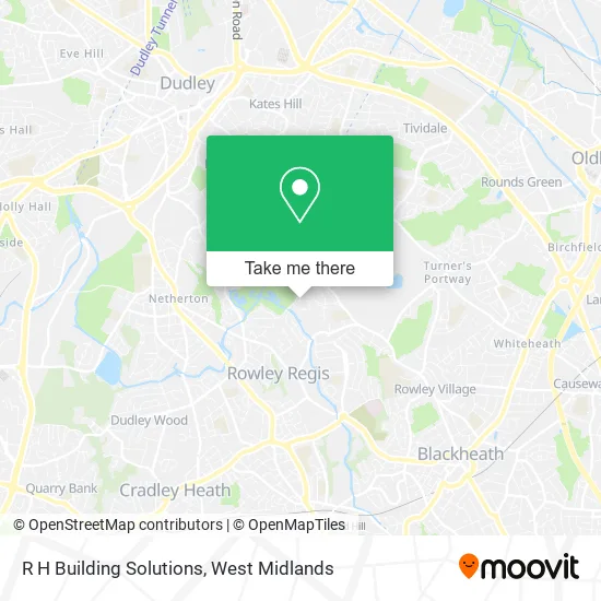 R H Building Solutions map