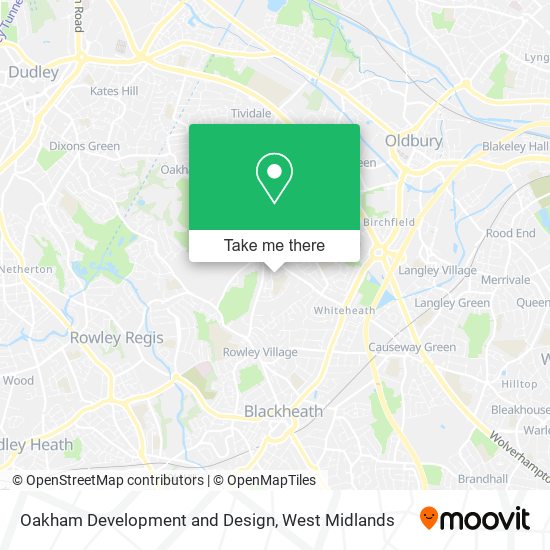 Oakham Development and Design map