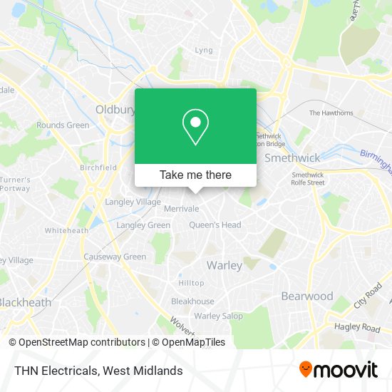 THN Electricals map