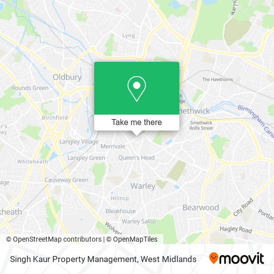 Singh Kaur Property Management map