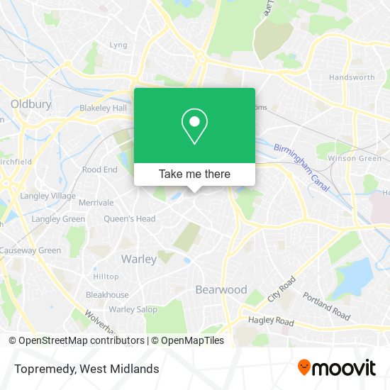 Topremedy map