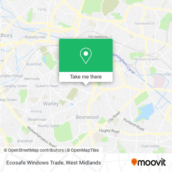 Ecosafe Windows Trade map