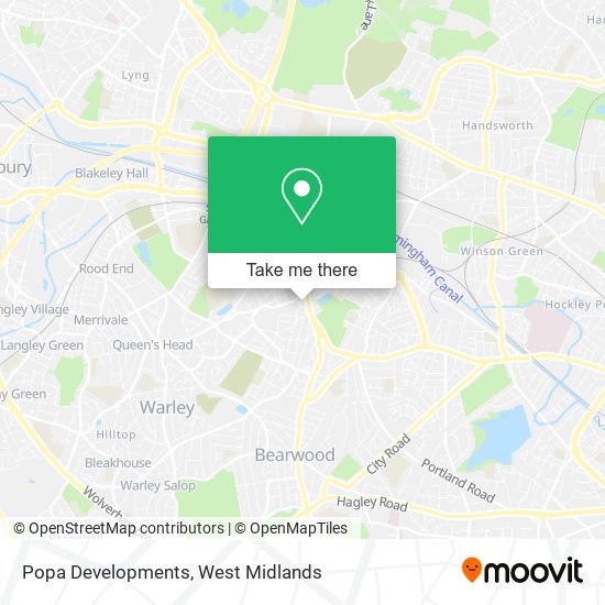 Popa Developments map