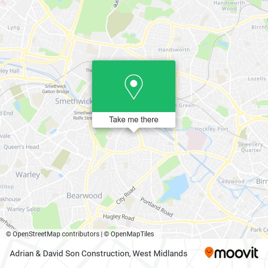 Adrian & David Son Construction map