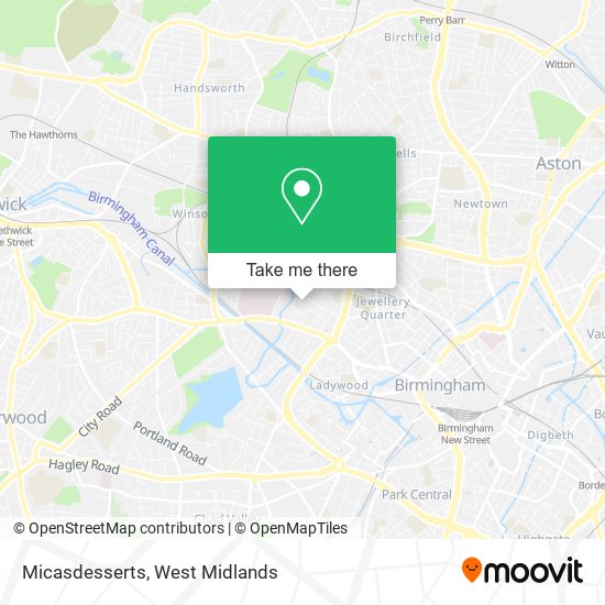Micasdesserts map