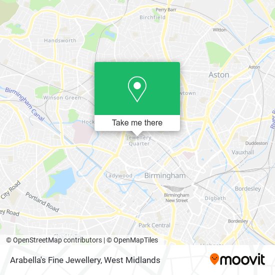 Arabella's Fine Jewellery map
