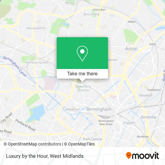 Luxury by the Hour map