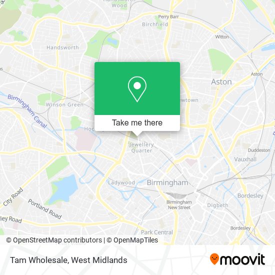 Tam Wholesale map