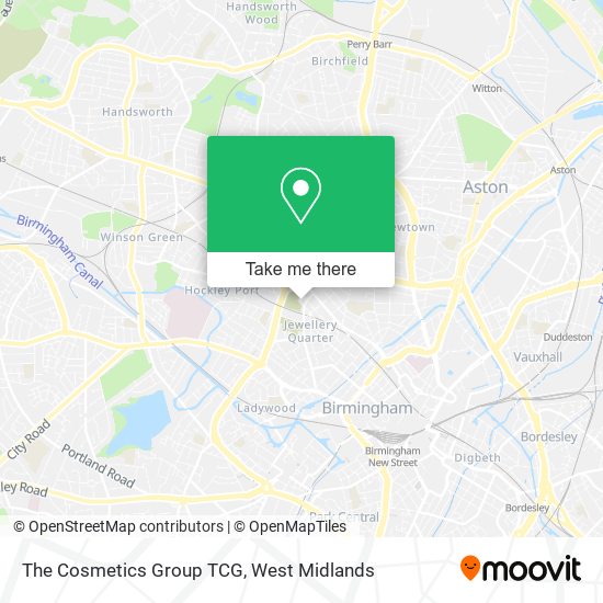 The Cosmetics Group TCG map