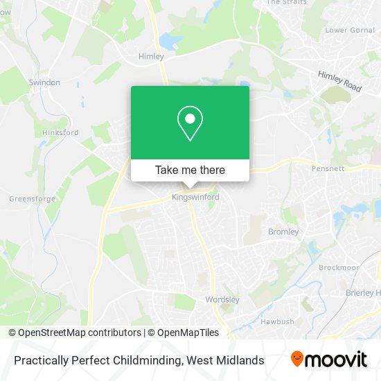 Practically Perfect Childminding map