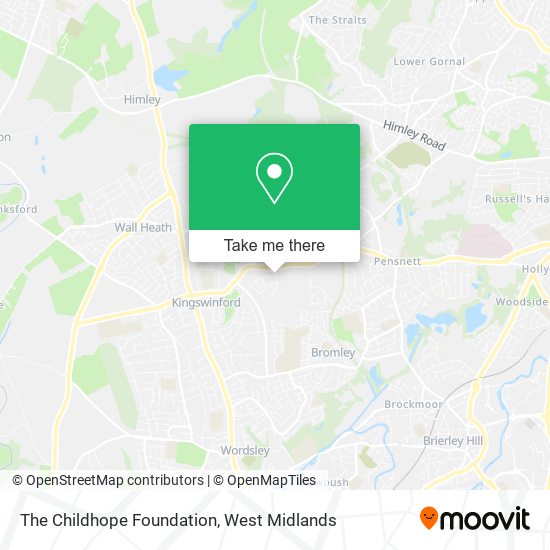 The Childhope Foundation map