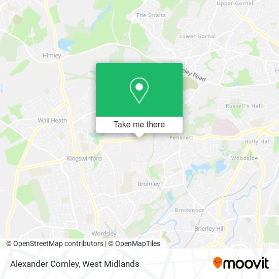 Alexander Comley map
