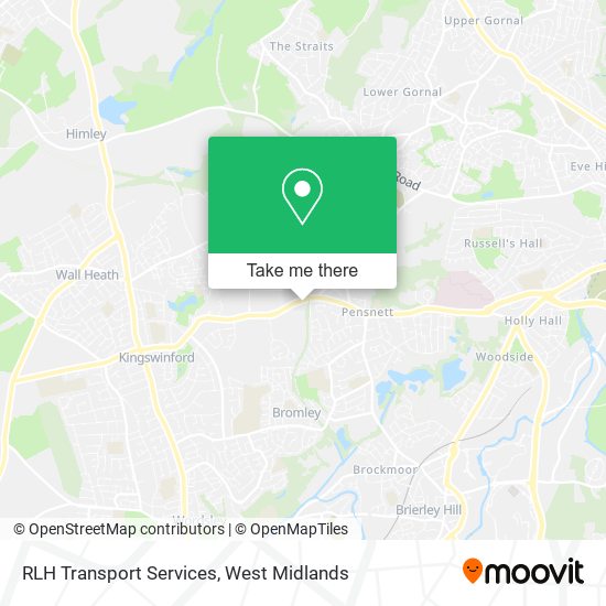 RLH Transport Services map