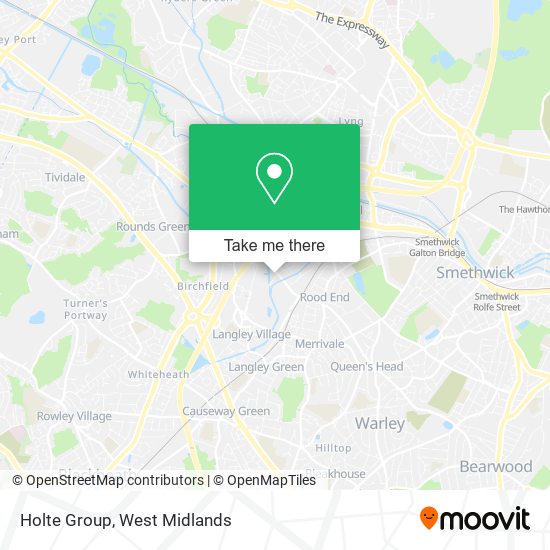 Holte Group map