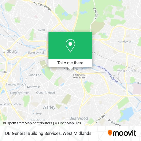 DB General Building Services map