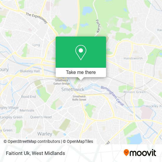 Faitiont Uk map